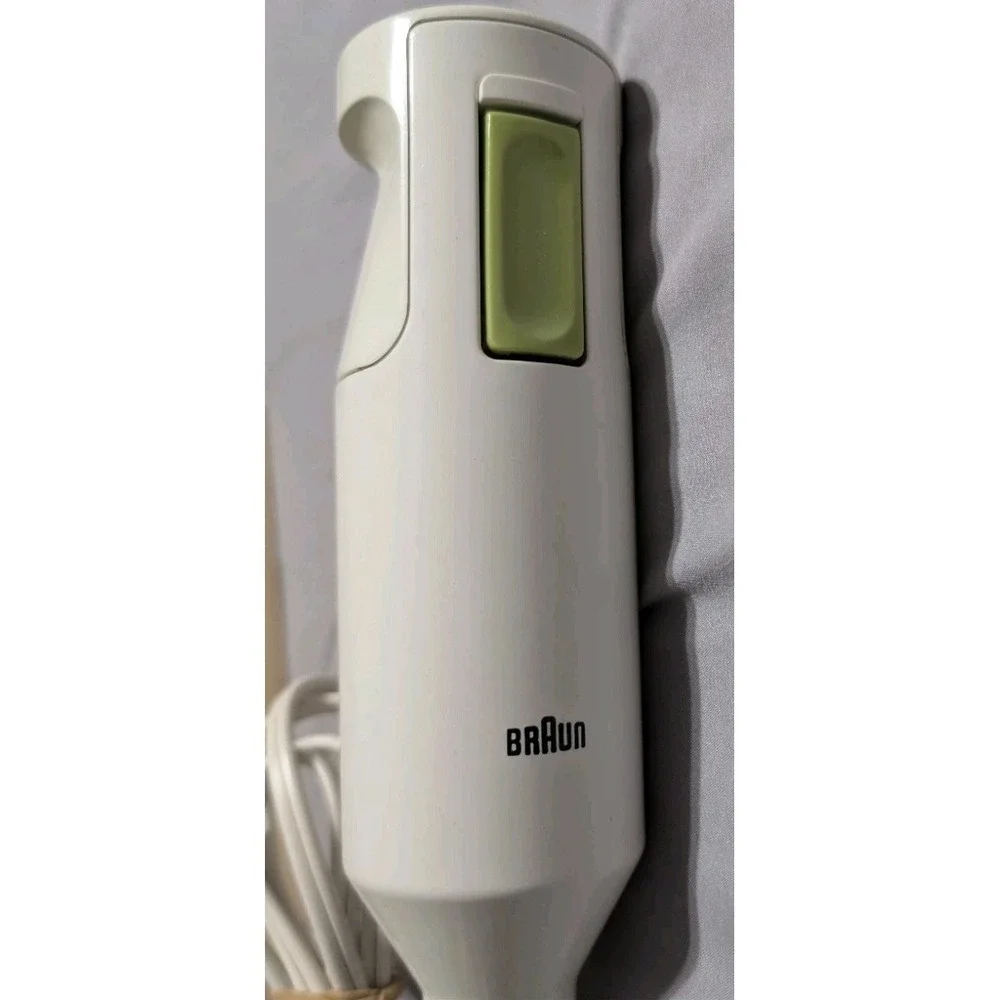 VTG Braun MR370 Hand Blender Immersion Stick + Chopper Attachment Tested w/ Box - Picture 3 of 10
